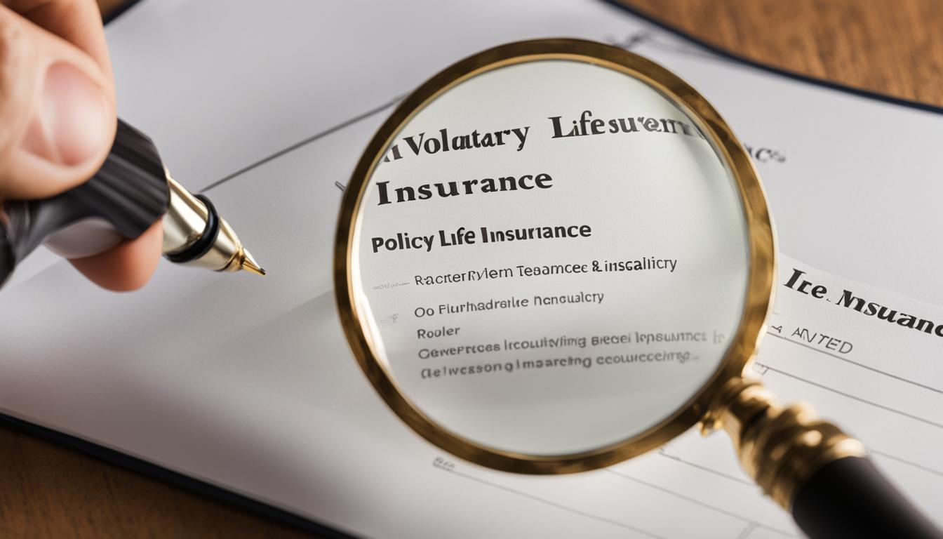 voluntary term life insurance