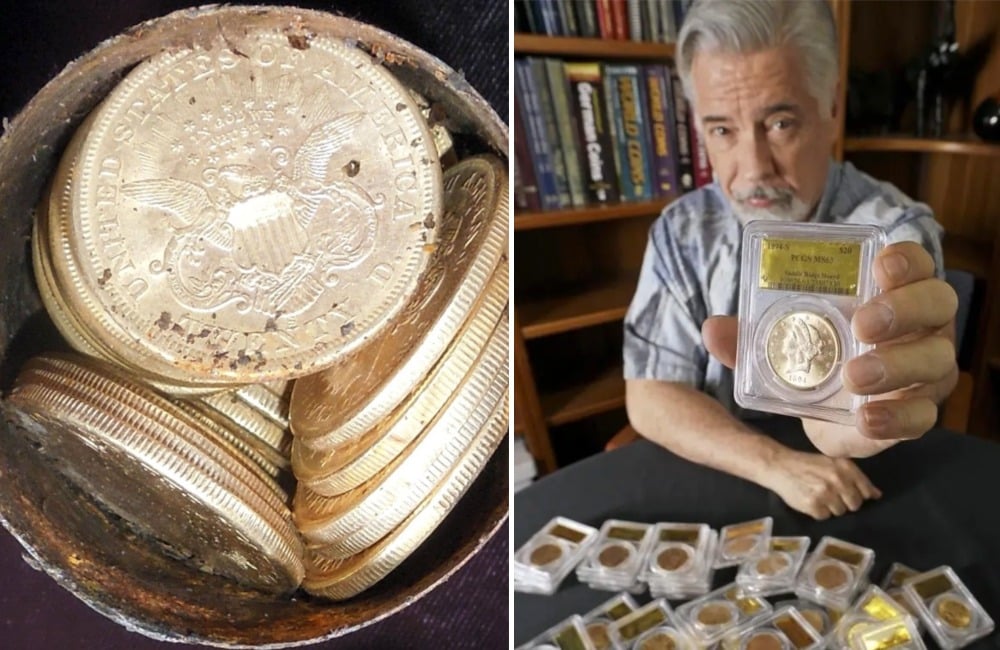 Couple Finds $10M in Gold Coins Buried in Yard