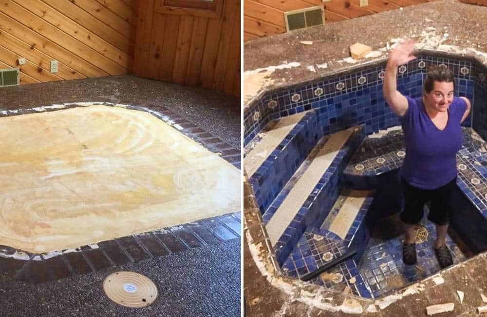  Couple Finds Old Hot Tub Under Their Living Room