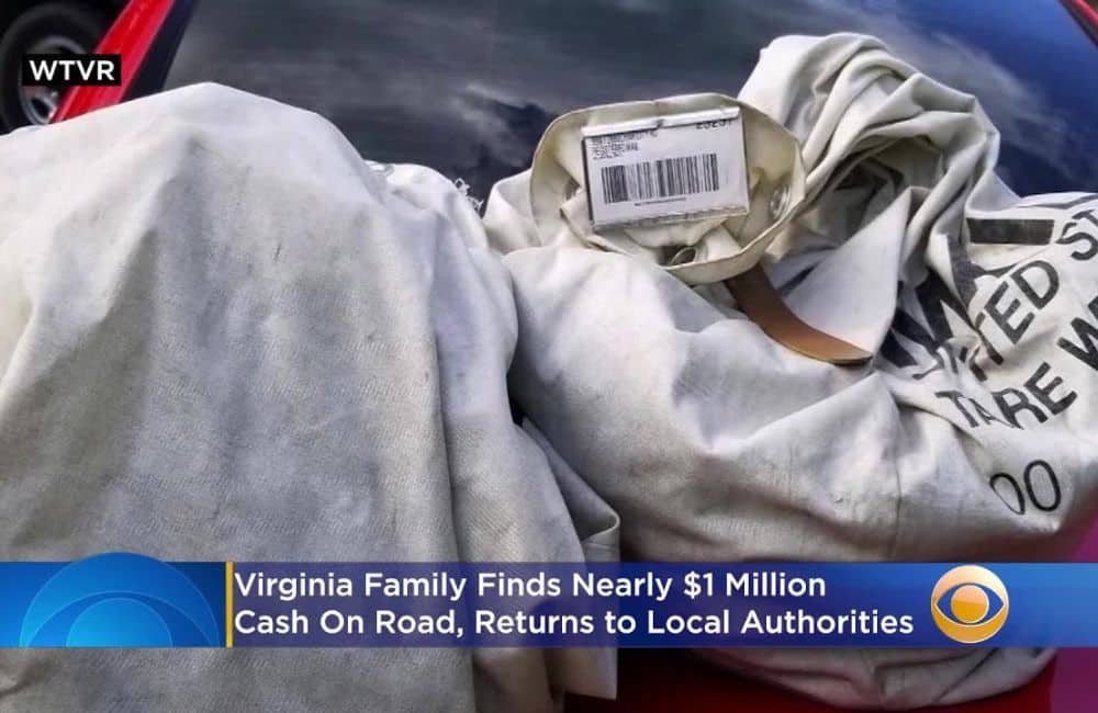 Family Finds Bags Stuffed with $1M Lying on Road