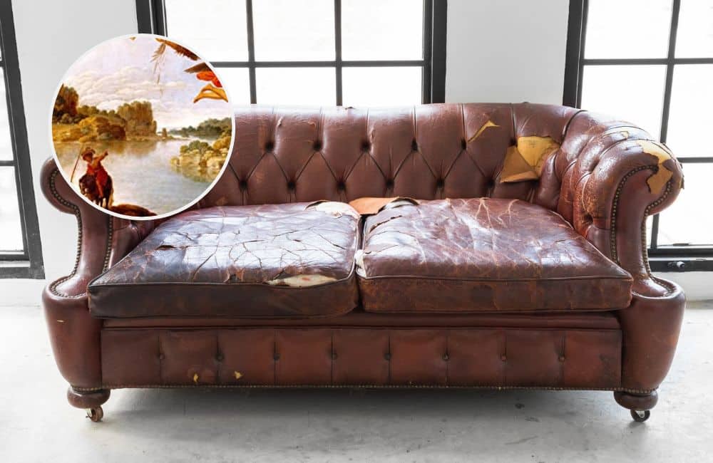 Student Buys Flea-market Sofa, Finds Venetian Painting Inside